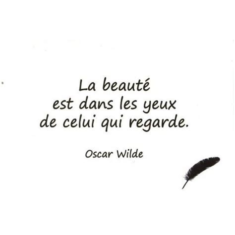 La Beauté Est Dans Les Yeux De Celui Qui Regarde Affiche Oscar Wilde "La beauté est dans les yeux..."